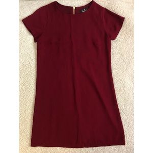 Classy Burgundy Dress